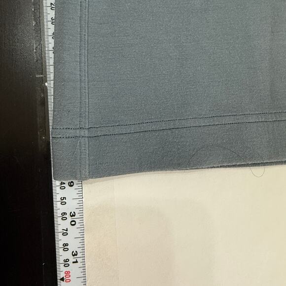 Spanx 1X Air Essentials Sleeveless Jumpsuit Hazy Blue Grey Wide Leg Comfort - Picture 9 of 10